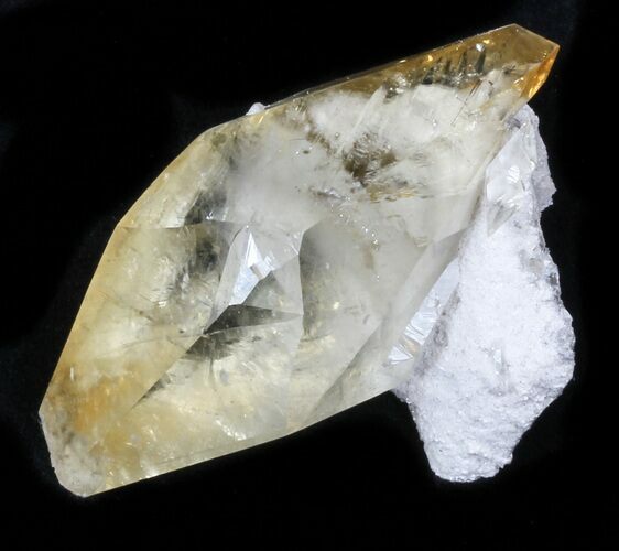 Gemmy Twinned Calcite on Barite - Tennessee #33803